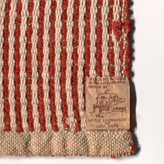 Textile with Loomhouse logo