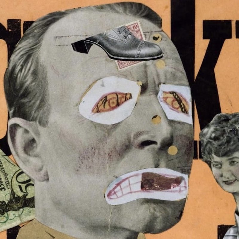 Detail of Raoul Hausmann, The Art Critic, 1919-20